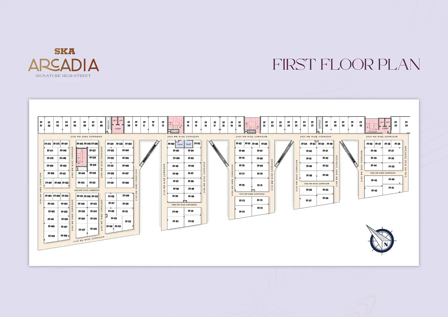 SKA Arcadia Ghaziabad FLOOR PLAN